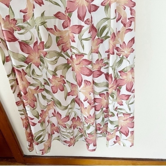 Show Me Your Mumu Lily Lady Maxi Skirt White/pink Floral Print Size Small NEW - Picture 5 of 10